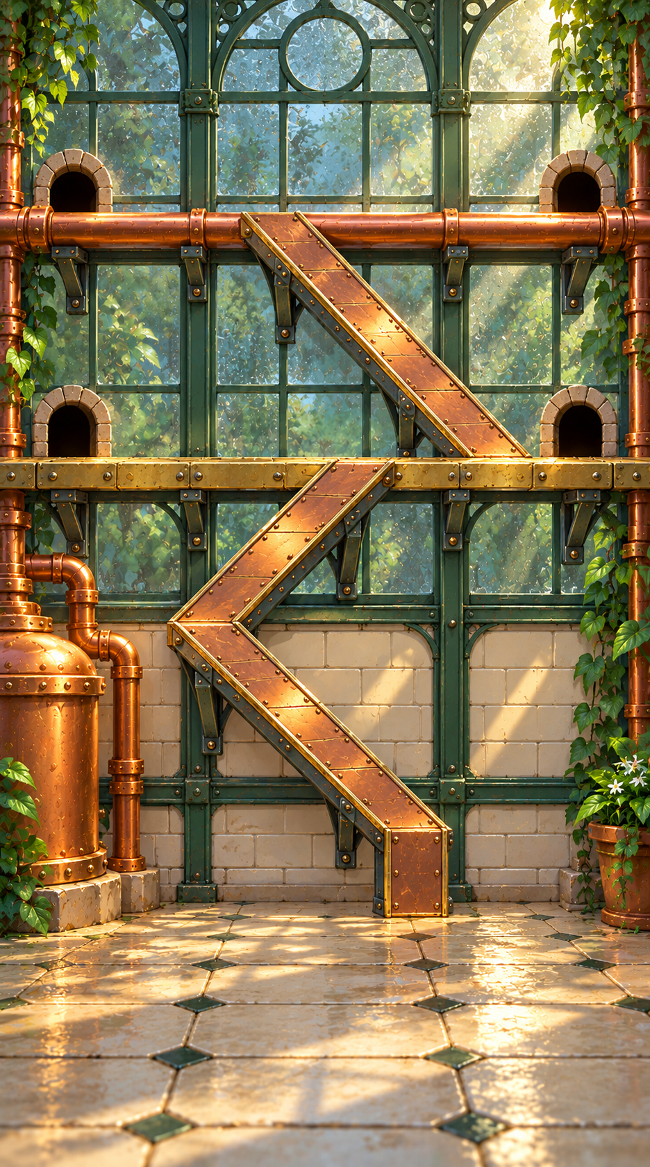 The Glasshouse, one of Guide to the Trap's three puzzle rooms